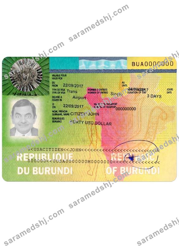 BURUNDI travel visa